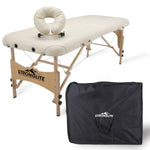 EarthLite Stronglite Portable Massage Table Package Shasta ERL-Marie Beige DSP-ERL-FCCHR-Shasta-BEG
