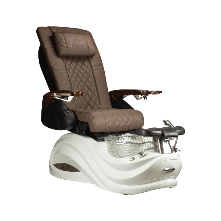WS Nails Fiori Omni Spa Brown / White / Yes