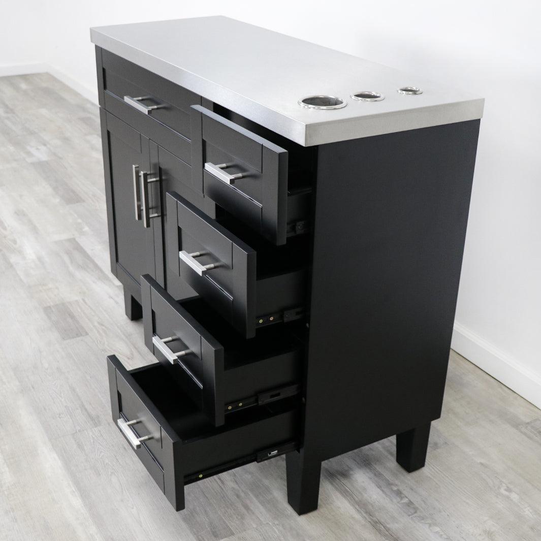 Keller International Fitz Styling Station DSP-KEL-SYSTL-K-HL16004-BLACK