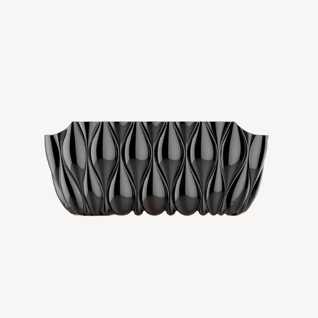 Gamma & Bross Sea Urchin Salon Reception Desk 216 - L Black DSP-GMB-NRTBL-SU-216-L-BLK