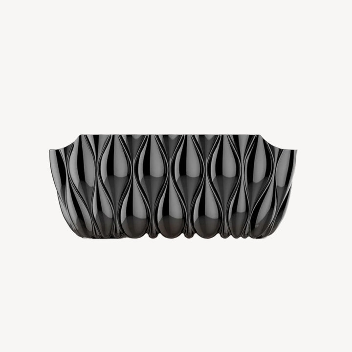 Gamma & Bross Sea Urchin Salon Reception Desk 216 - L Black DSP-GMB-NRTBL-SU-216-L-BLK