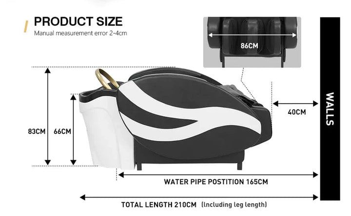 Dermalogic Akira Head Spa Bed DPI-HSPA-501-BLK-KIT