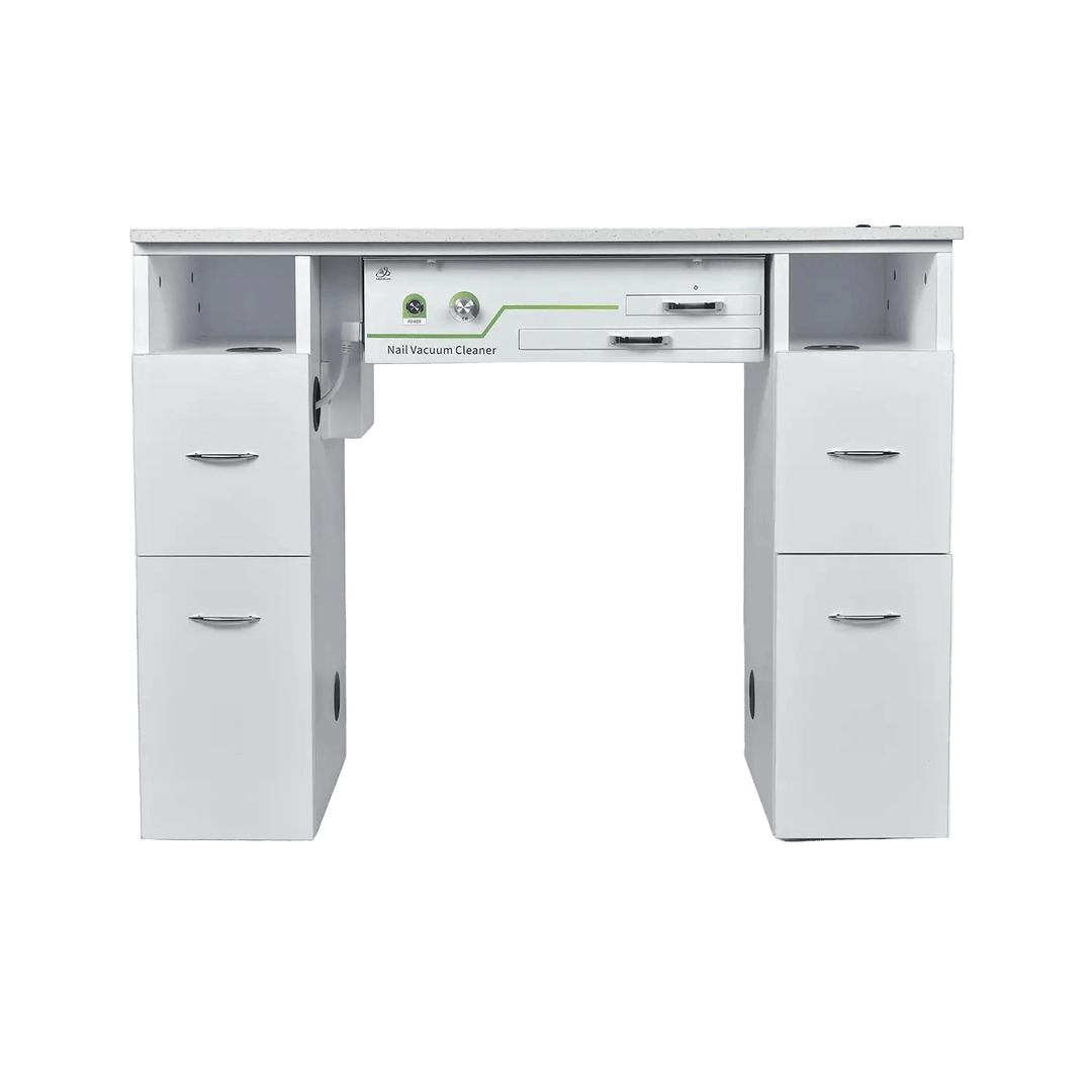 J&A USA ProVac Nail Salon Table DSP-J&A-NTBL-PV-SINGLE
