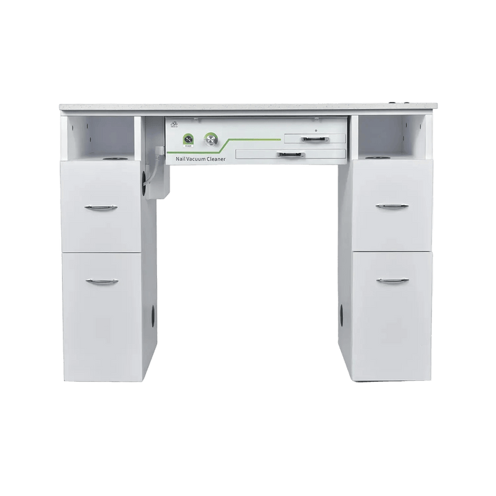 J&A USA ProVac Nail Salon Table DSP-J&A-NTBL-PV-SINGLE