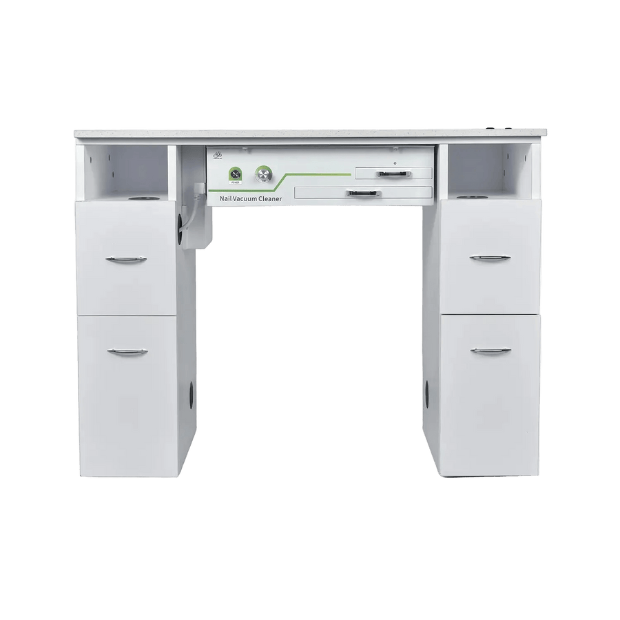 J&A USA ProVac Nail Salon Table DSP-J&A-NTBL-PV-SINGLE