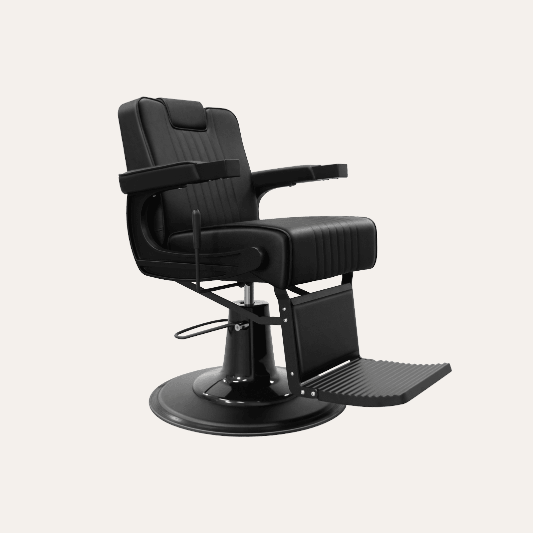 Keller International Maverick Barber Chair Black DSP-KEL-BBCHR-K2800-BLACK