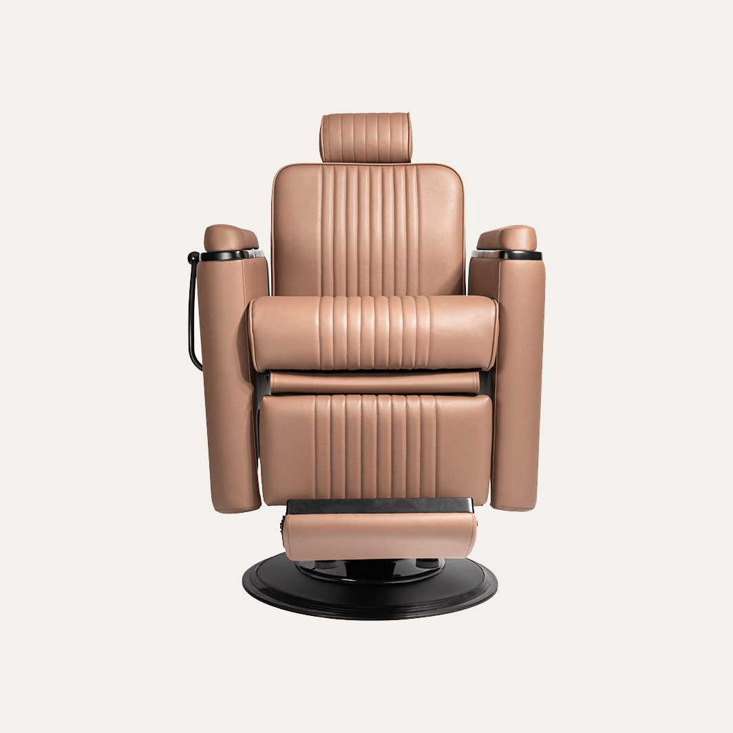 Keller International Barrel Barber Chair