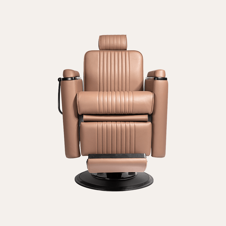 Keller International Barrel Barber Chair