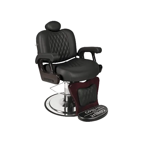 Keller International Commander II Barber Chair Wallaby Scarlet DSP-KEL-BBCHR-Y-C9060