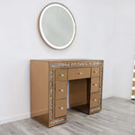 Keller International Rose Gold Nova Salon Station and Mirror Phoenix LED Mirro DSP-KEL-SYSTL-K7200-ROSEGOLD