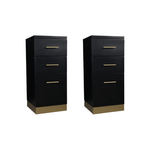 Keller International Taylor Station Stand - 2pks Black / None DSP-KEL-SYSTL-K7666B-CABINET-BLACK0