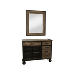 Keller International Sierra Reclaimed Styling Station Sierra Reclaimed Frame Mirror DSP-KEL-SYSTL-K7760