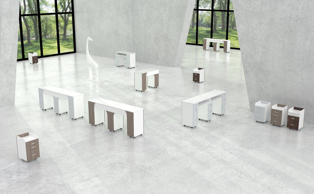 Milan Manicure Nail Table - Double