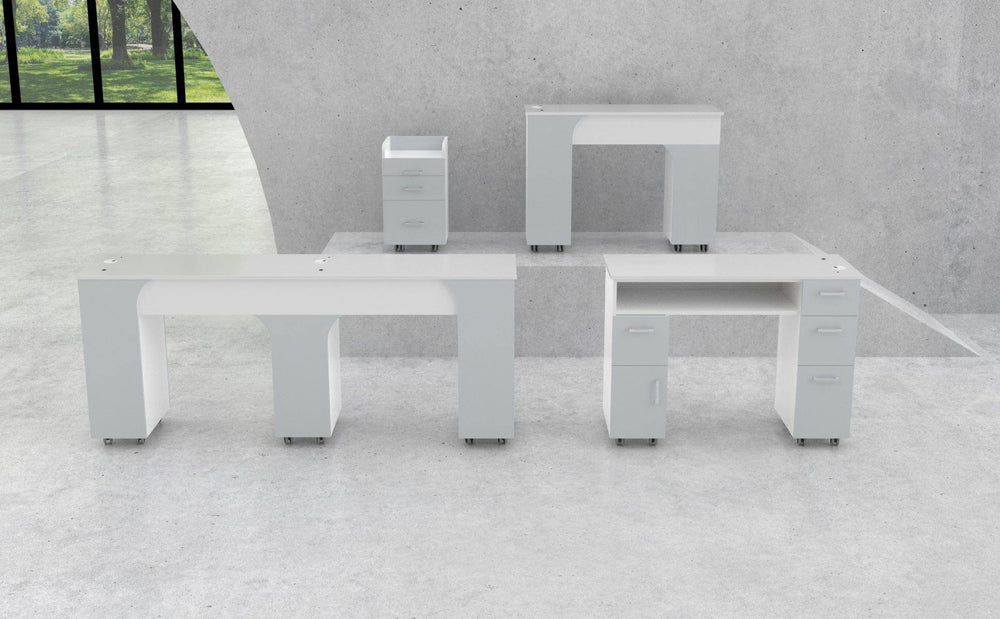 Milan Manicure Nail Table - Double