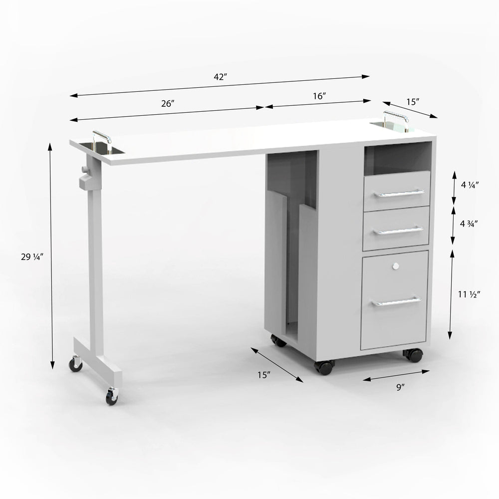 TAYLOR Foldable Manicure Table