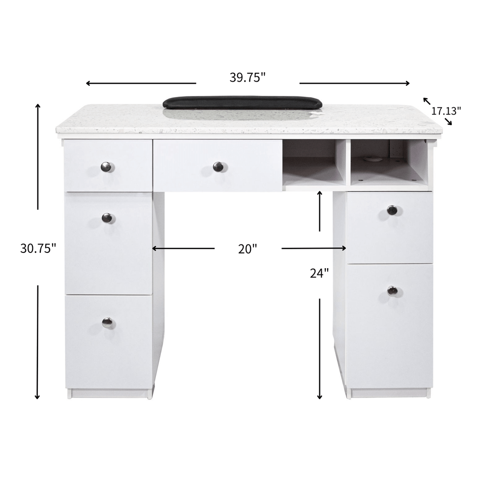 Napa Manicure Table w/ Ventilation System