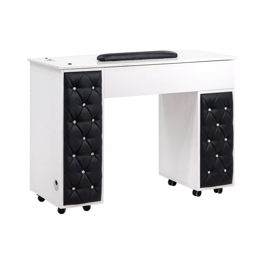 Drexel Tufted Single Manicure Table