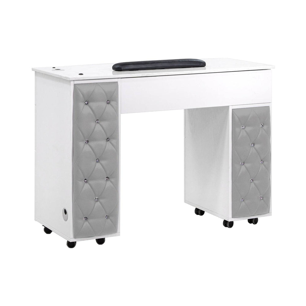 Drexel Tufted Single Manicure Table