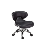 Mayakoba UMI Salon Pedicure Technician Stool Black UMI LGR-PDSTL-10612-BLK