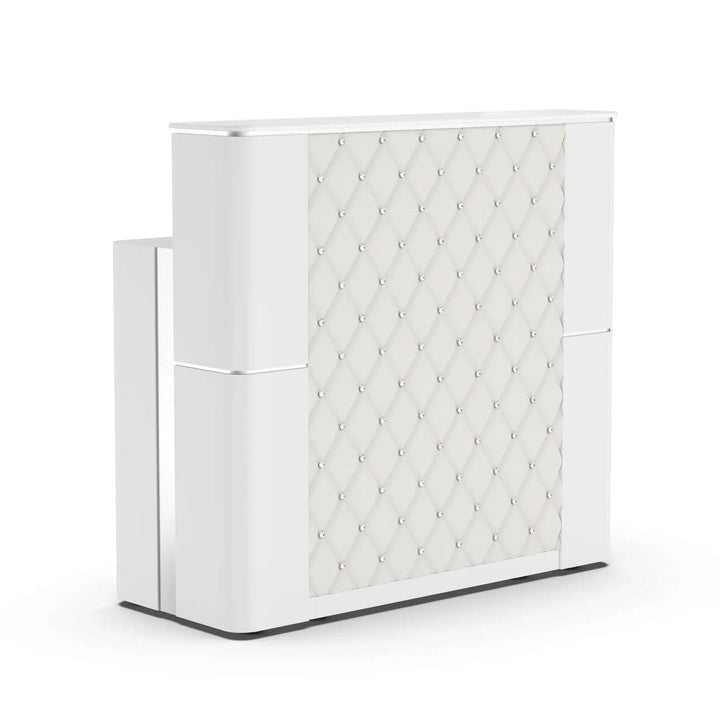 Lexor The MODEN™ Reception Desk White Pearl MODEN DSP-LXR-NRTBL-VM511-WHT