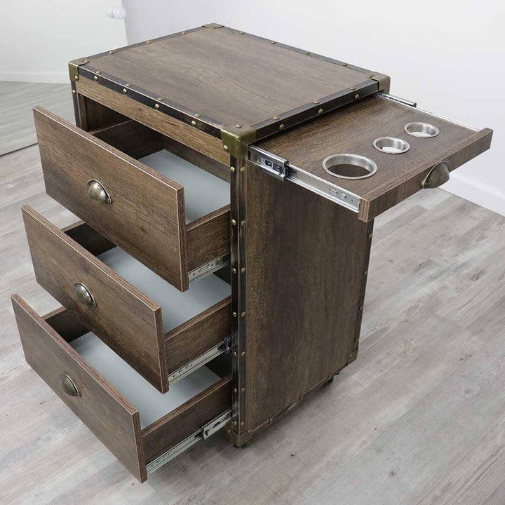 Keller International Portable Artisan Styling Station DSP-KEL-SYSTL-K8500-MOCHA