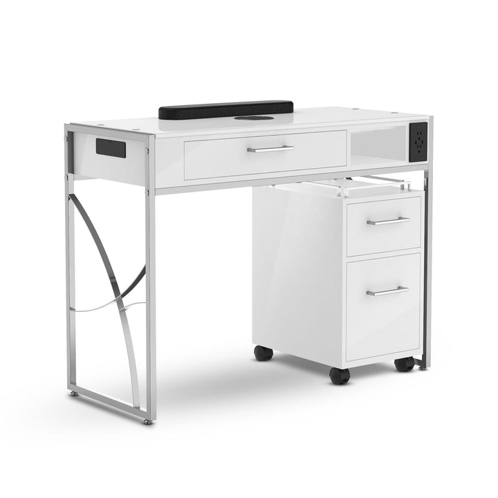 Lexor PRIVÉ Ventilated Manicure Table White DSP-LXR-NTBL-401857-WHT