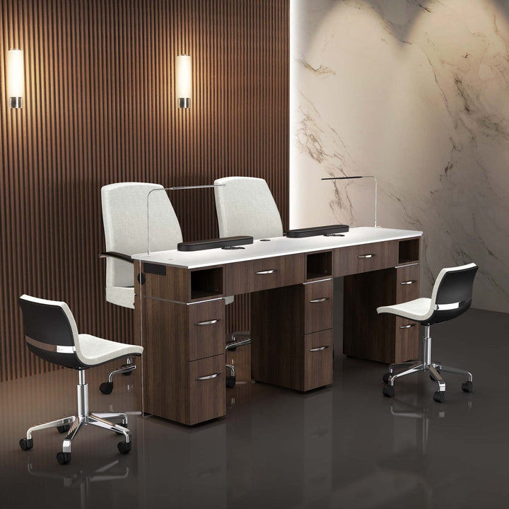 Lexor MODEN VM313-DB Vented Double Manicure Table
