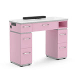 Lexor The MODEN™ Vented Manicure Table - VM313 Pink MODEN DSP-LXR-NTBL-VM313-PNK