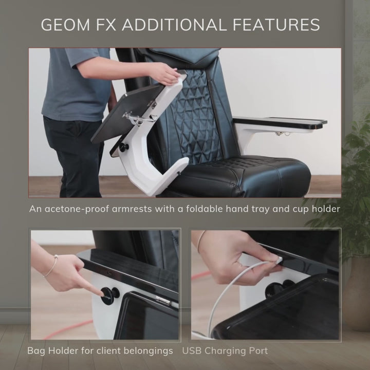 GEOM Shiatsulogic FX Pedicure Chair