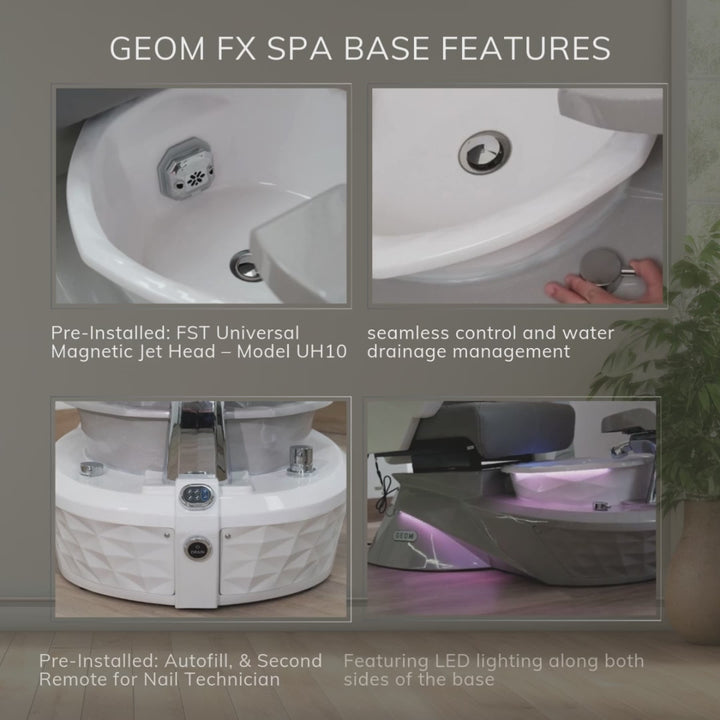 GEOM Shiatsulogic FX Pedicure Chair