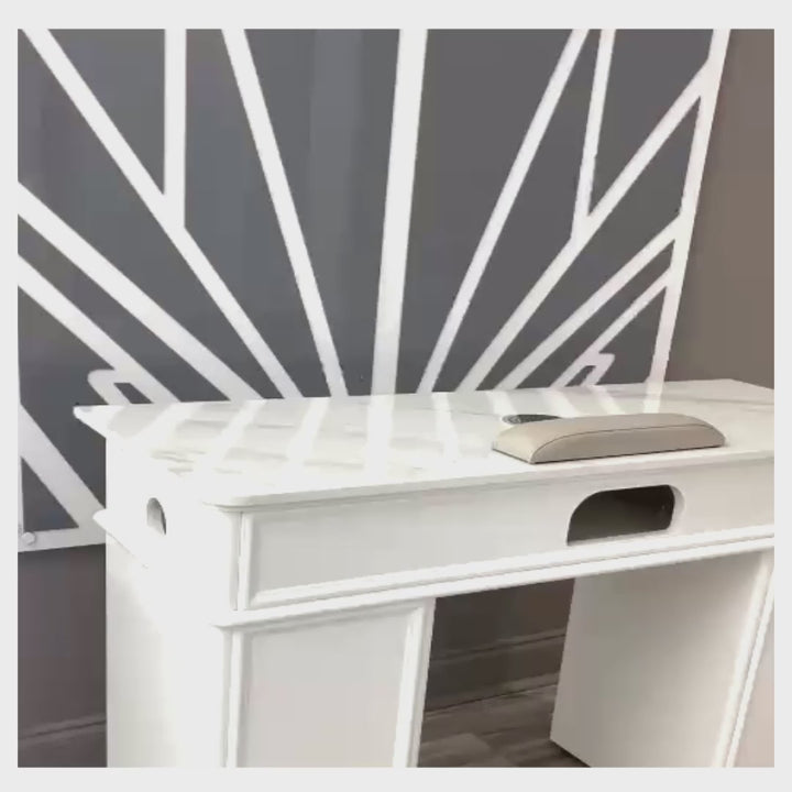 LUX N146 Single Manicure Nail Table Combo Package