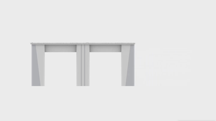 NOVA I Extensión de Mesa de Manicura Pieza Central