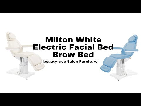 Milton White Electric Facial Bed Brow Bed