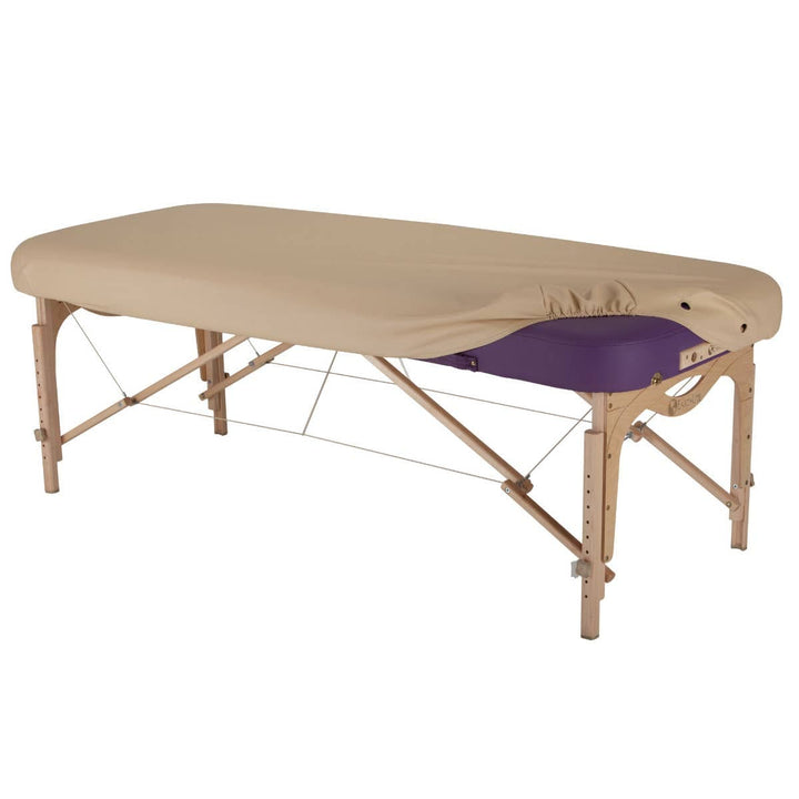 EarthLite Professional Table Cover for Flat Tops (ROUND CORNERS) ERL-Marie Beige DSP-ERL-FCCHR-PART-COVER-FLAT-MB