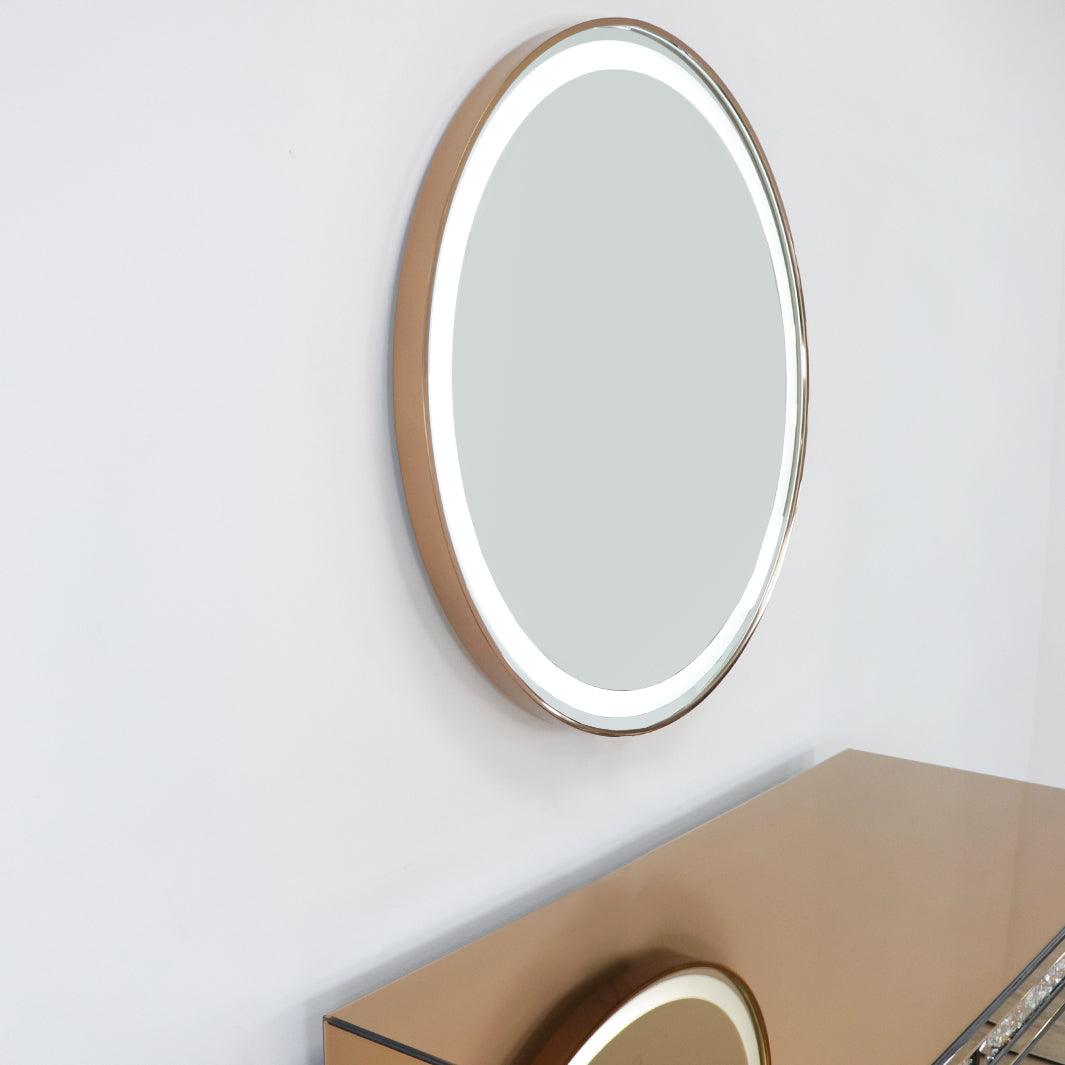 Keller International Rose Gold Nova Salon Station and Mirror