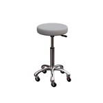 Spa Numa BUTTON Stool with Metal Base (1023A) Silver FF-SOB-MSTRCHR-1023A-SIL