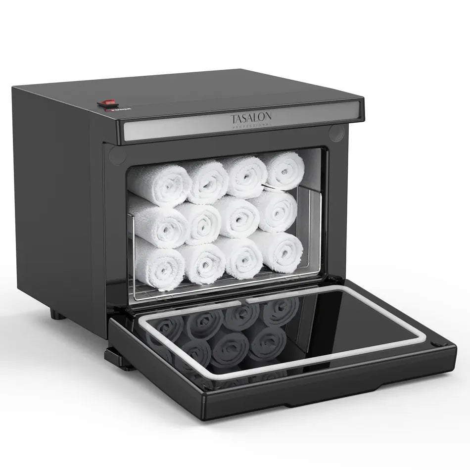 Brooks Salon Furnishing 8L Towel Warmer Cabinet Black DSP-TAS-8TWC-BLK