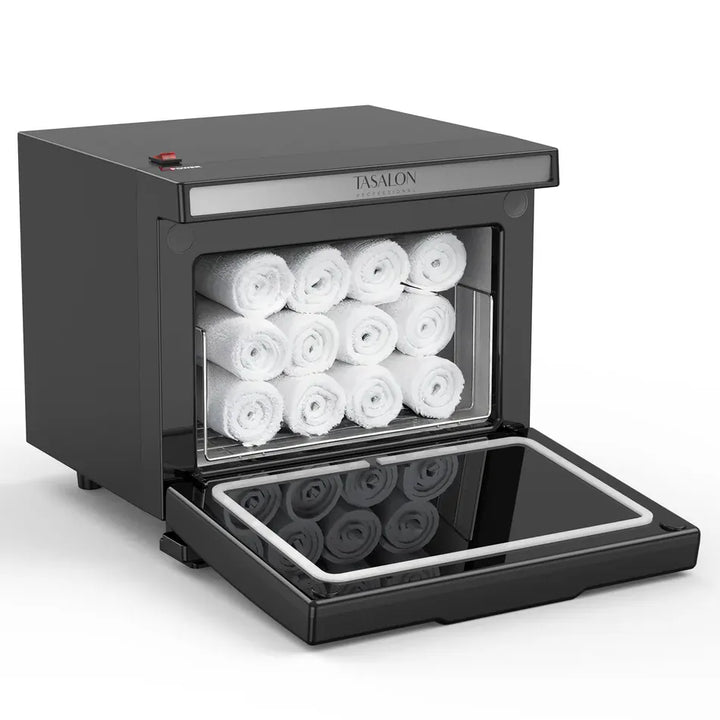 Brooks Salon Furnishing 8L Towel Warmer Cabinet Black DSP-TAS-8TWC-BLK
