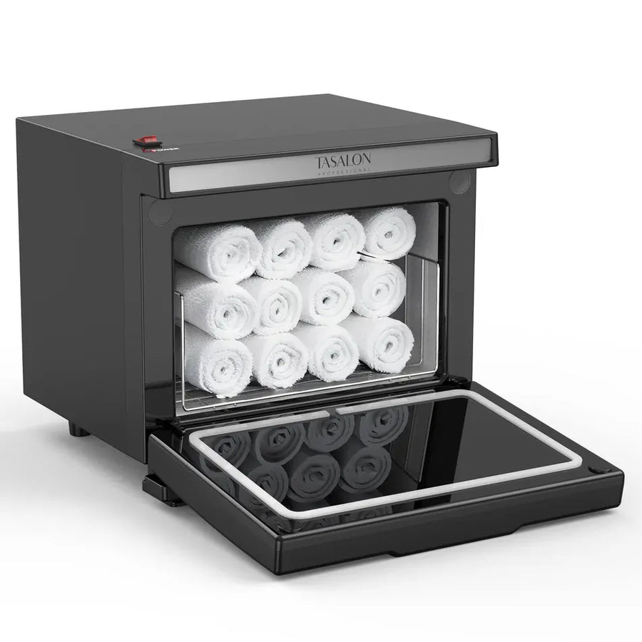 Brooks Salon Furnishing 8L Towel Warmer Cabinet Black DSP-TAS-8TWC-BLK