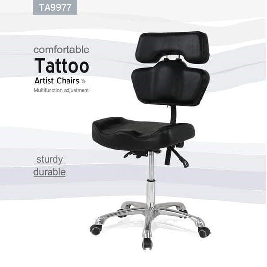 TatArtist Tattoo Artist Chair with Separable Backrest TA9977 FF-DPI-MSTRCHR-9977-BLK