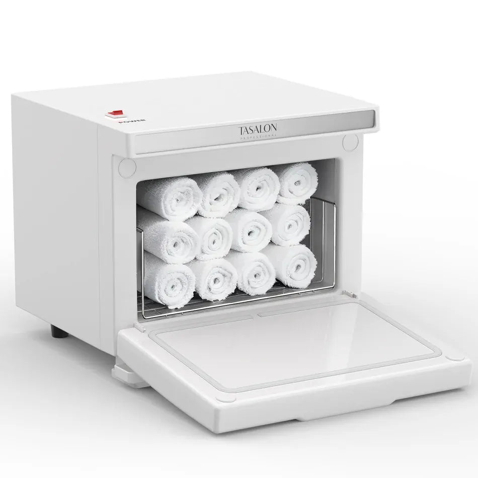 Brooks Salon Furnishing 8L Towel Warmer Cabinet White DSP-TAS-8TWC-WHT