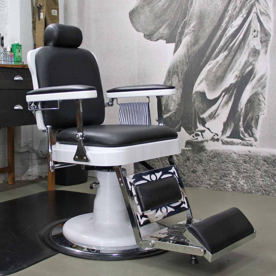 Keller International Vintage Barber Chair II DSP-KEL-BBCHR-K2096-BLACK