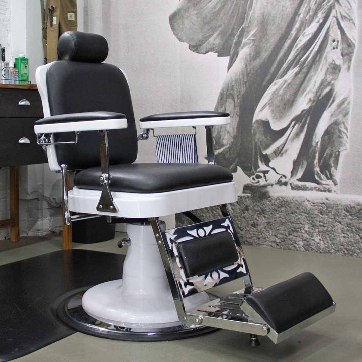 Keller International Vintage Barber Chair II DSP-KEL-BBCHR-K2096-BLACK