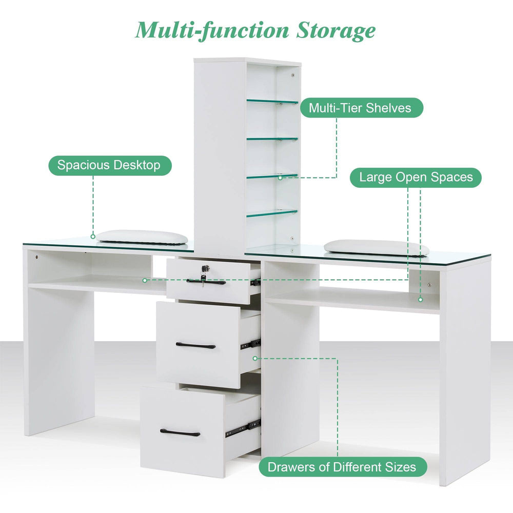 Dual Elegance Manicure Station