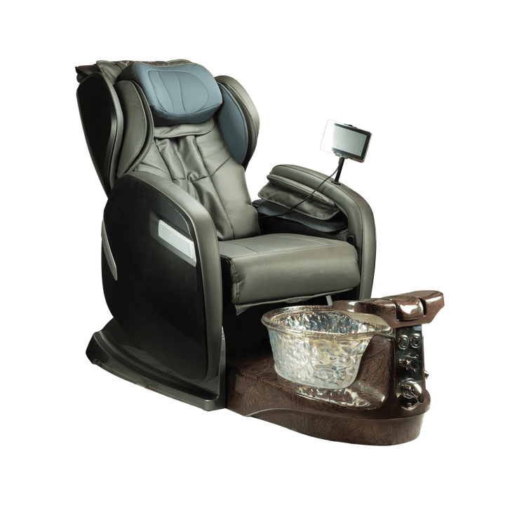 WS Nails Fiori 9000 Pedicure Spa Fi9-Grey / Fi9-Satin Mocha Crystal / Yes