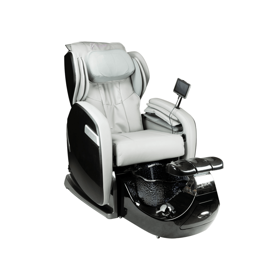 WS Nails Fiori 9000 Pedicure Spa Fi9-Light Grey / Fi9-Black Diamond / Yes