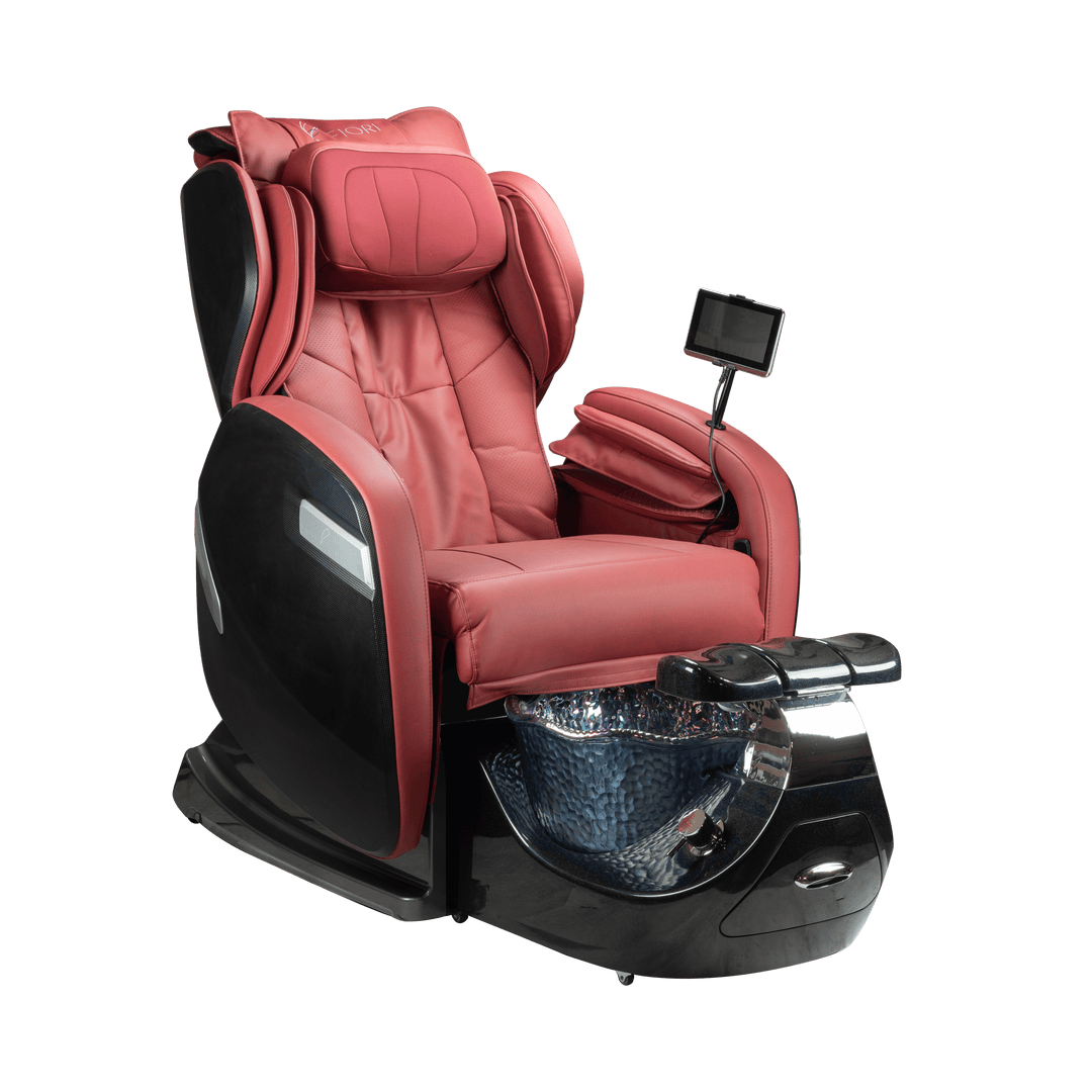 WS Nails Fiori 9000 Pedicure Spa Fi9-Red / Fi9-Black Diamond / Yes