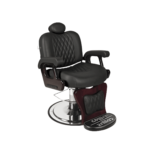 Keller International Commander II Barber Chair Wallaby Scarlet DSP-KEL-BBCHR-Y-C9060