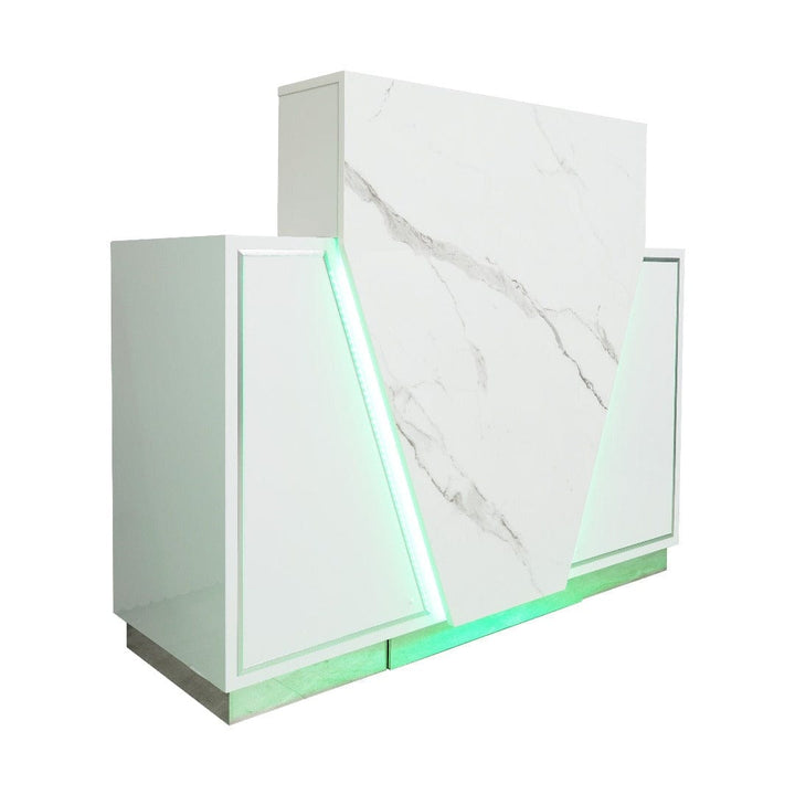 LUX SPA Lux V550 Reception Front Desk Marble Design With Led