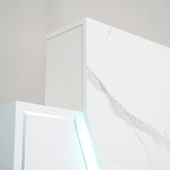 LUX SPA Lux V550 Reception Front Desk Marble Design With Led